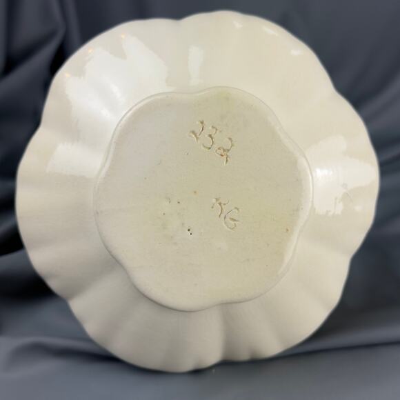 Vintage Yellow Rose Floral Cream Pitcher Jug Ceramic Ironstone Style - Picture 7 of 8